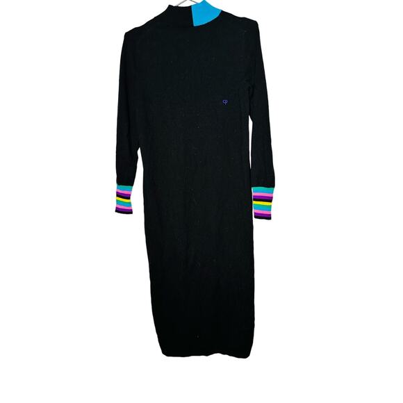 CHINTI & PARKER Bloomsbury Black Wool Cashmere Sweater Dress Size Small - Picture 6 of 15